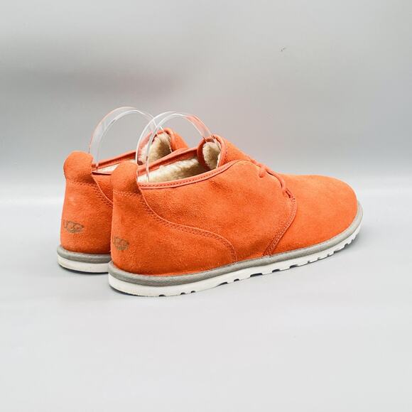 UGG Boots Mens 9 Orange Suede Wool Lined Chukka Casual Sneakers Neumel Shoes main image 11